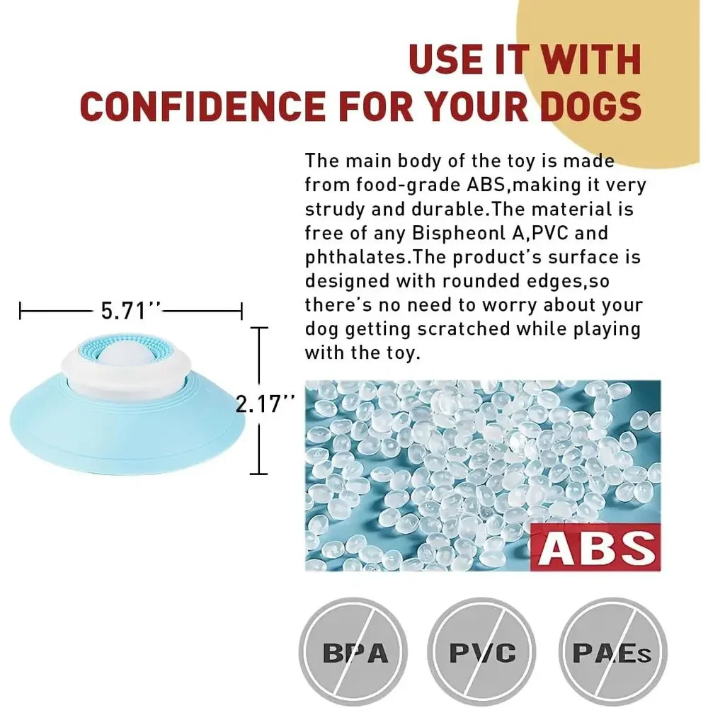 Pet Lick Bowl Liquid Food Slow Feeder Boredom & Anxiety Relief Small Medium Dogs